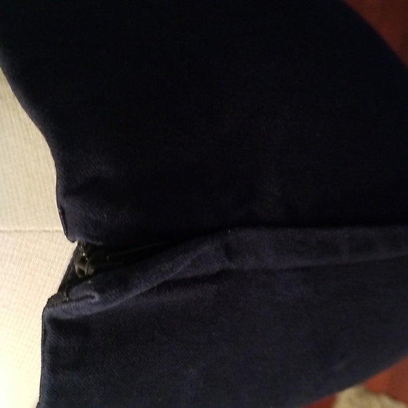 Cos Lux Navy Flat Front Stretch Pants Sz. 6 - Picture 7 of 12